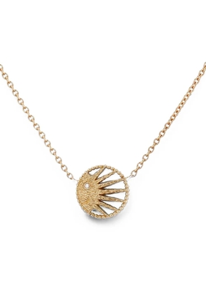 Christian Dior Pre-Owned 2020 Rose Céleste diamond and onyx necklace - Gold