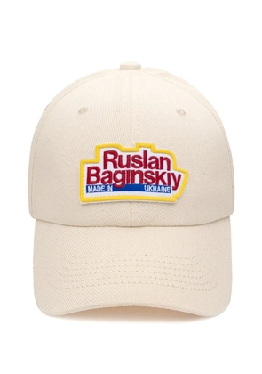 Ruslan Baginskiy Fruit Sticker cap - Neutrals