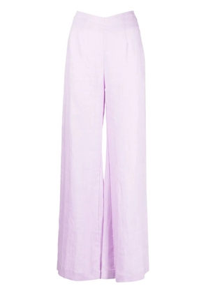 Faithfull La Plage de Mau straight-leg trousers - Purple