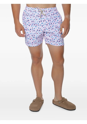 MC2 Saint Barth Lighting Micro Stretch starfish-print drawstring swim shorts - Pink