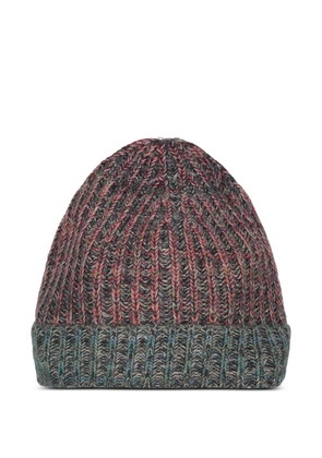 Malo ribbed-knit cashmere beanie hat - Grey