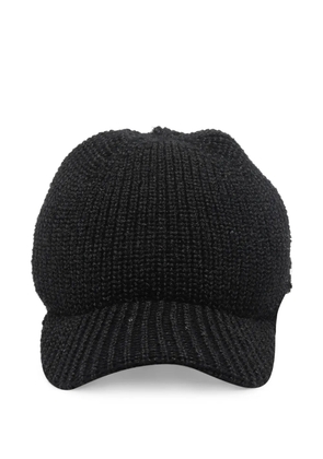LIU JO sequin-embellished knitted-construction cap - Black