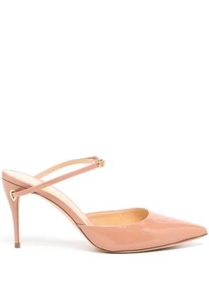 Jennifer Chamandi 85mm Giuseppe mules - Neutrals