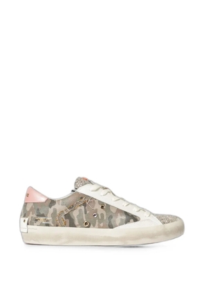 Crime London camouflage-print low-top sneakers - Neutrals