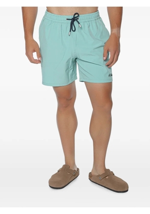 MC2 Saint Barth Comfort logo-embroidered drawstring swim shorts - Blue