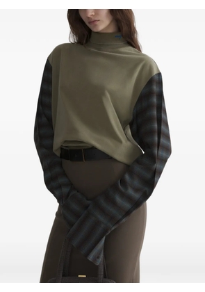 Mugler shirt sleeves T-shirt - Green
