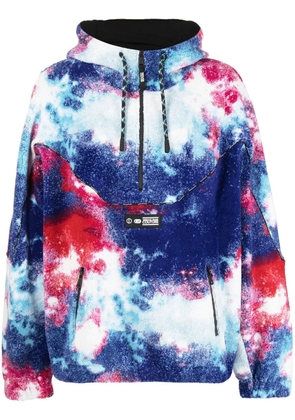 Versace Jeans Couture tie dye-pattern pullover hoodie - Multicolour