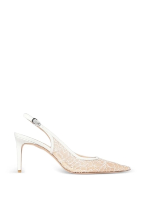 Stuart Weitzman Stuart Power slingback pumps - White