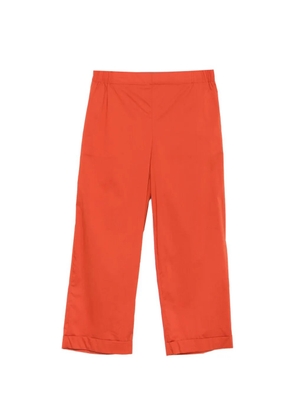 Liviana Conti elasticated-waistband trousers - Orange