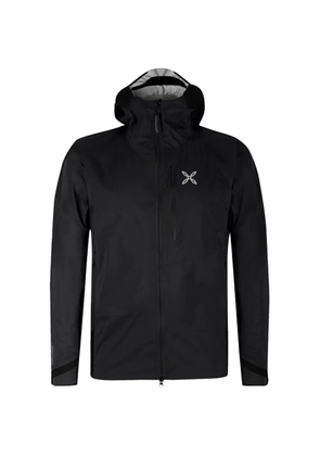 MONTURA logo-print hooded jacket - Black