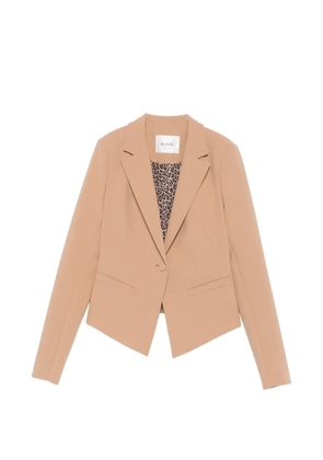 Blugirl single-button asymmetric-hem blazer - Neutrals