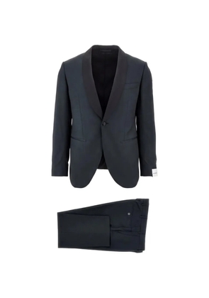 Luigi Bianchi shawl-lapel single-breasted wool suit - Green