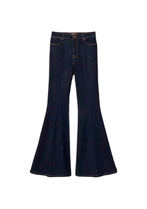 TWINSET belt-loop flared jeans - Blue
