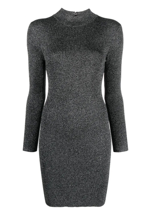 Michael Michael Kors ribbed-knit lurex dress - Black