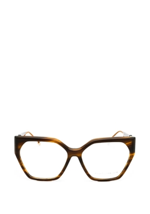 Philipp Plein Eyewear cat-eye glasses - Brown