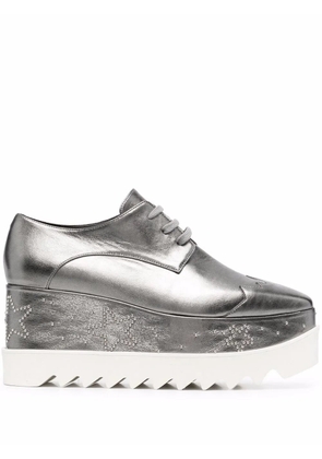 Stella McCartney Elyse glitter platform shoes - Blue