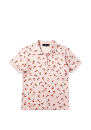 Jil Sander floral-print polo shirt - Pink