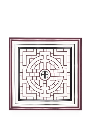 ANINE BING York scarf AB - fig - White