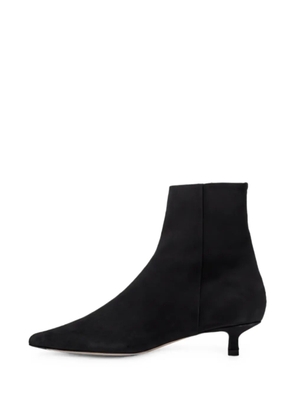 Aeyde Sofie pointed-toe suede ankle boots - Black