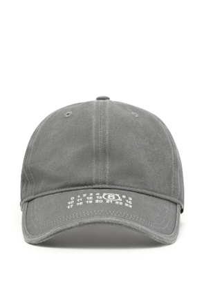 MM6 Maison Margiela logo-embroidered baseball cap - Grey