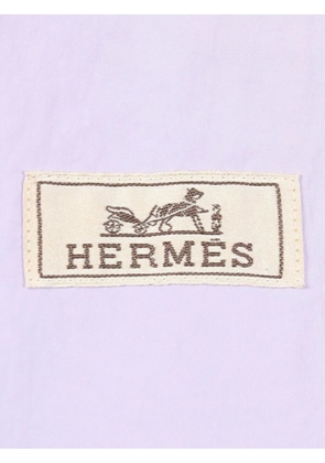 Hermès Pre-Owned 2000s hooded coat - Purple