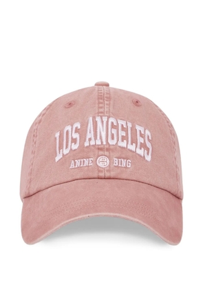 ANINE BING Jeremy baseball cap Los Angeles University - earth red