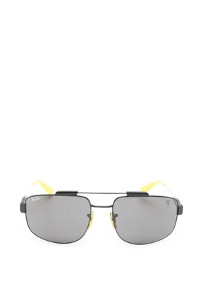 Ray-Ban double-bridge geometric-frame sunglasses - Black