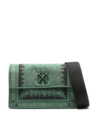 Off-White Jitney 1.4 messenger bag - Green