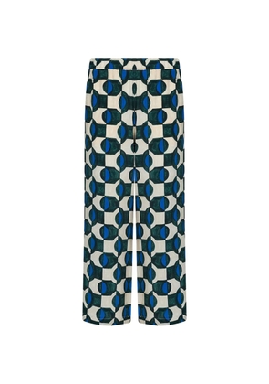 Weekend Max Mara geometric-print palazzo pants - Neutrals