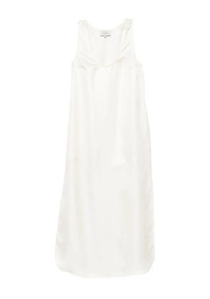 LouLou de Saison Nada side-split slip midi dress - Neutrals