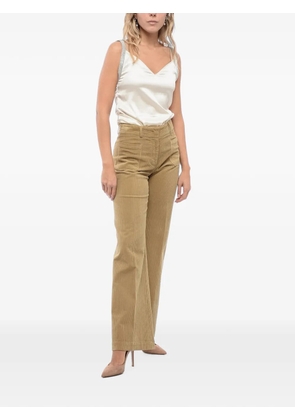 QL2 patch-pocket corduroy trousers - Neutrals