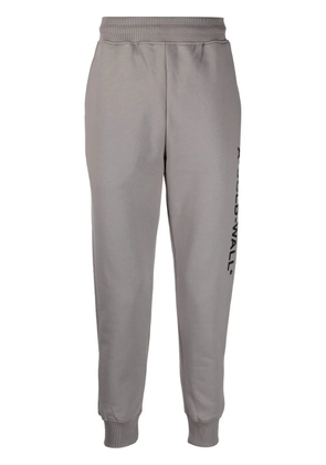 A-COLD-WALL* logo-print cotton track pants - Grey