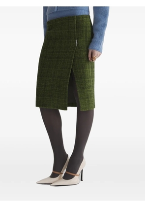 Mugler wrap skirt - Green