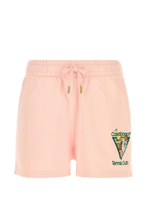 Casablanca Tennis Club mini shorts - Pink