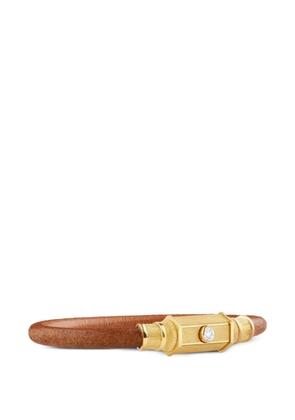 Marie Lichtenberg Lasso diamond locket bracelet - Gold