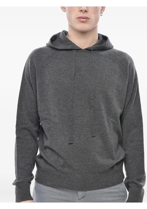 Paolo Pecora virgin wool hoodie - Grey