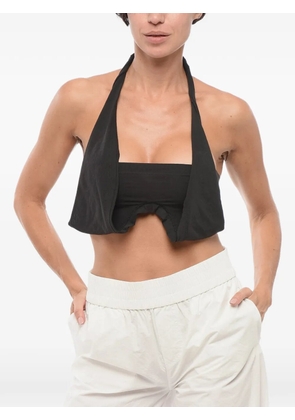 DSQUARED2 lace-up crop top - Black