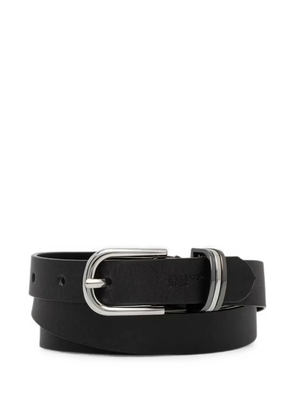 Karl Lagerfeld Jeans logo-debossed buckle belt - Black
