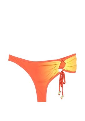 Christopher Esber Cusa side-tie bikini bottoms - Orange