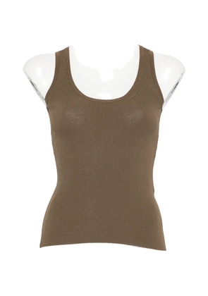 Max Mara Editta ribbed-knit tank top - Green