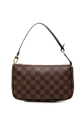 Louis Vuitton Pre-Owned 2009 Damier Ebene Pochette Accessoires shoulder bag - Brown