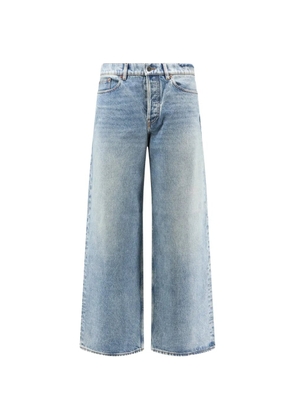 Golden Goose faded-effect wide-leg jeans - Blue