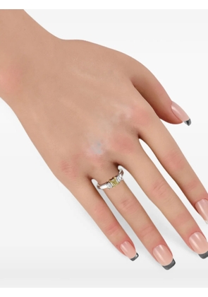 LB Exclusive diamond three-stone ring - Silver