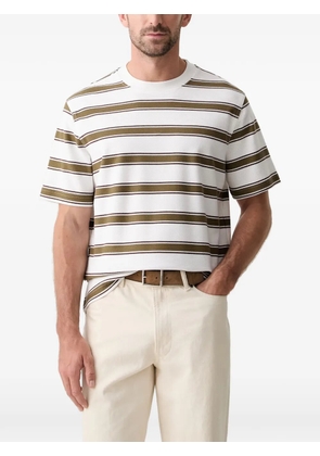 Barbour Browtop striped-pattern relaxed-fit T-shirt - White
