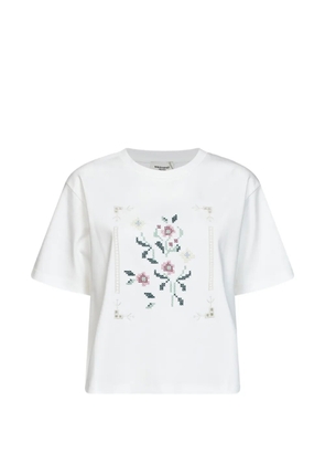 Weekend Max Mara logo-embroidered T-shirt - White