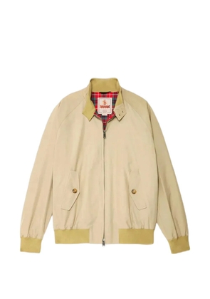Baracuta G9 Harrington umbrella-motif jacket - Neutrals
