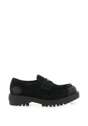 Prada suede loafers - Black
