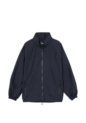 Comme des Garçons Homme packable-hood zip-up jacket - Blue