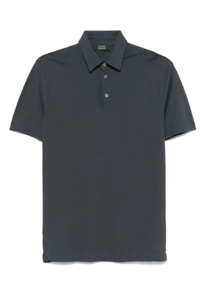 Zanone cotton polo shirt - Grey