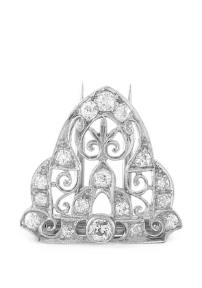 LB Exclusive diamond brooch (set of two) - Silver